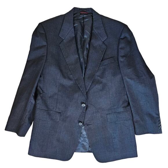 Hart Schaffner Marx Softly Tailored Blazer Dillards Wool Suit Jacket Size 41R - Picture 16 of 16